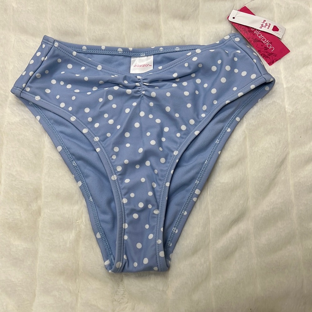 High Scoop High Leg XS Swim Bikini Bottoms